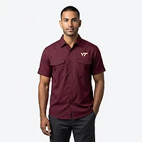 Antigua Men's Virginia Tech Game Day Fishing Shirt