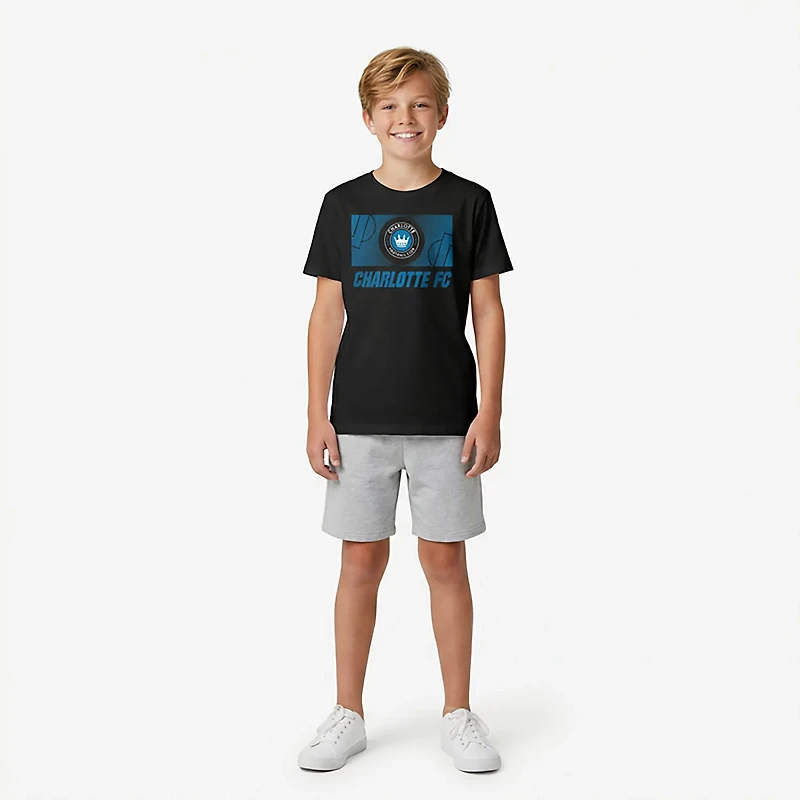 Outerstuff Youth Charlotte FC Full Pitch T-shirt