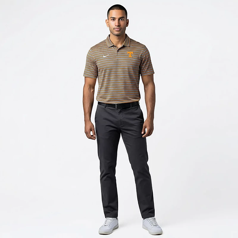 Nike Men's University of Tennessee Dri-FIT Stripe Tour Polo Shirt