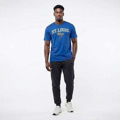 Fanatics Men's St. Louis Blues Vintage Trip Legacy Cotton Short Sleeve T-shirt