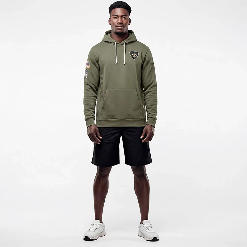 Nike Men's Saints Salute to Service Dri-FIT Sideline Long Sleeve Hoodie