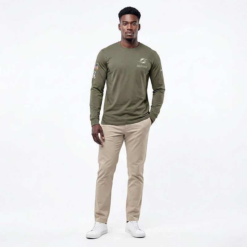 Nike Men's Dolphins Salute to Service Long Sleeve T-shirt
