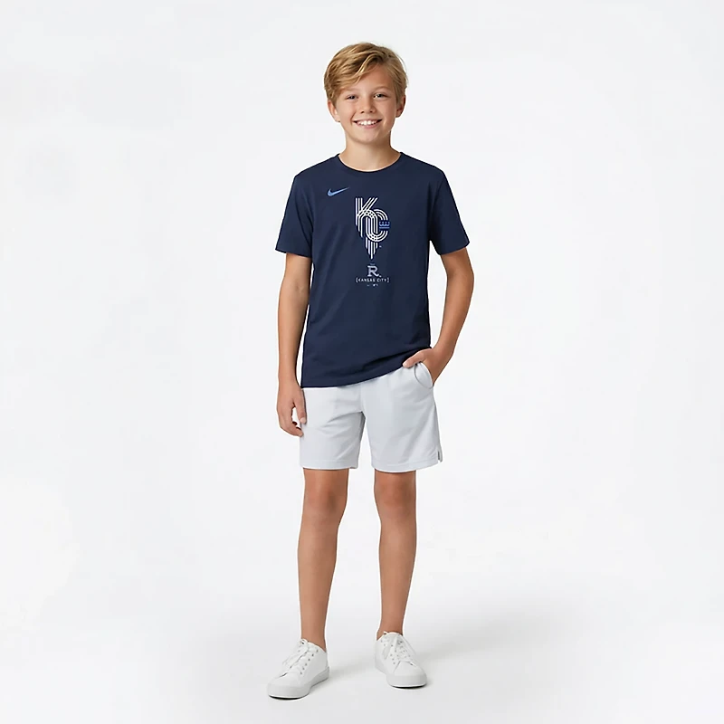 Nike Boys' 4-7 Royals City Connect Logo T-shirt