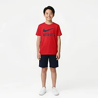 Nike Boys' 4-7 Braves Swoosh T-shirt