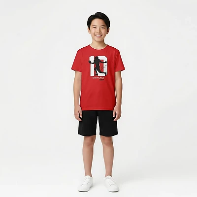 BreakingT Boys' Kansas City Chiefs Pacheco Action Number T-shirt