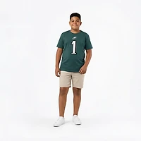 Nike Kids' Philadelphia Eagles Jalen Hurts Fuse Name and Number Short Sleeve T-shirt