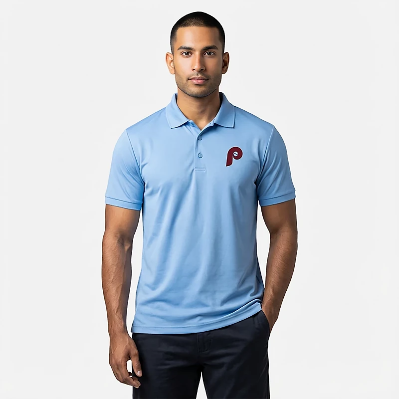 Antigua Men's Philadelphia Phillies Legacy Pique Polo Shirt