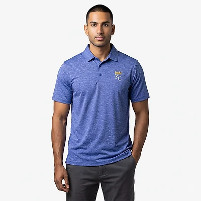 Antigua Men's Kansas City Royals Par 3 Short Sleeve Polo Shirt