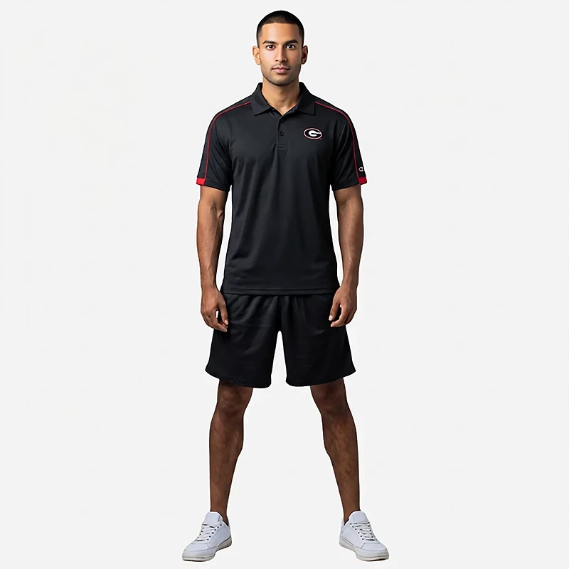 Champion Men's Georgia Diamond Polo Shirt