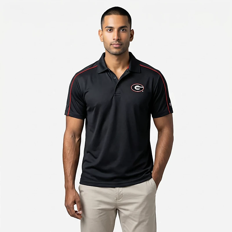Champion Men's Georgia Diamond Polo Shirt