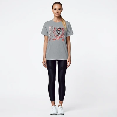Champion Women's NC State Mascot Script Stadium T-shirt