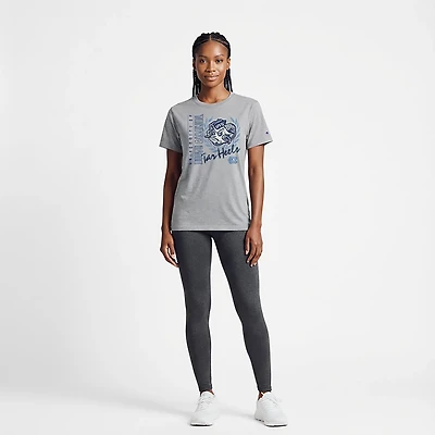 Champion Women's University of North Carolina Mascot Script Stadium Graphic T-shirt