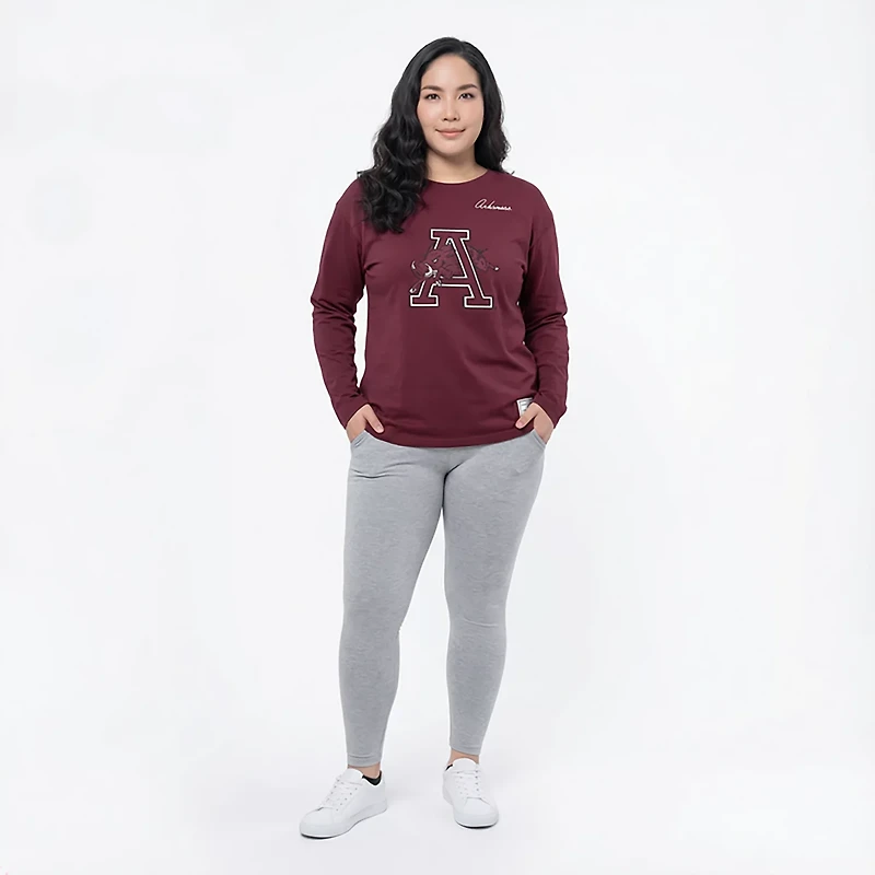 47 Women's Arkansas Game Nod Timeless 3/4 Sleeve T-shirt