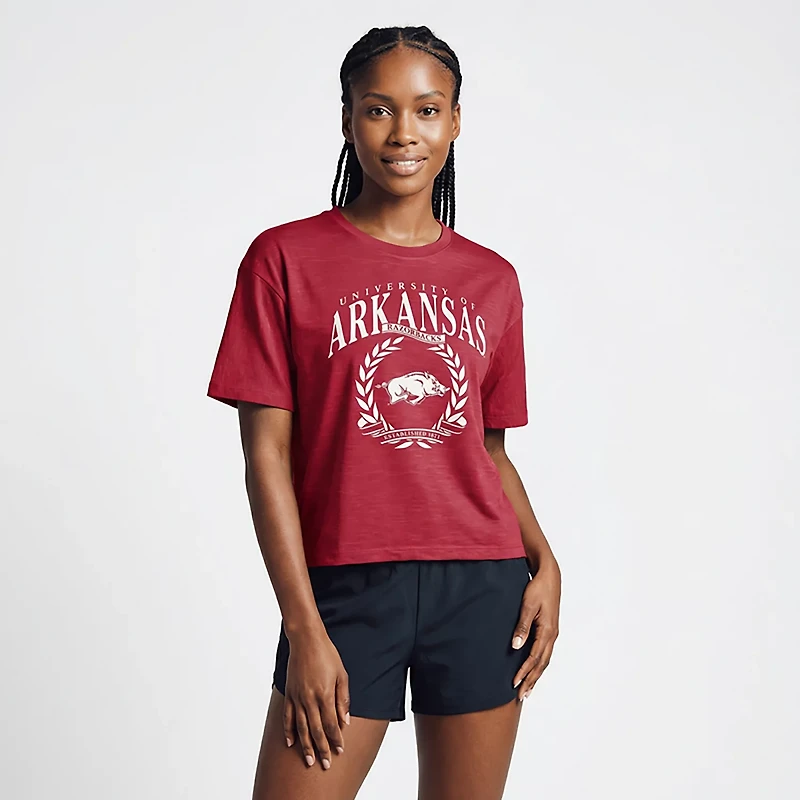 Pressbox Women's Arkansas Wendy Motley Crew T-shirt