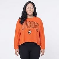 Pressbox Women's Oklahoma State New Zealand Maxima Ascher 3/4 Sleeve Top