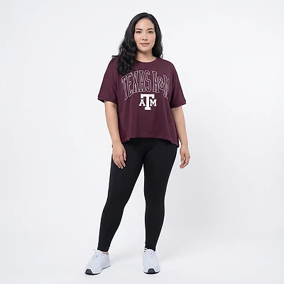 Pressbox Women's Texas A&M New Zealand Maxima Ascher 3/4 Sleeve Top