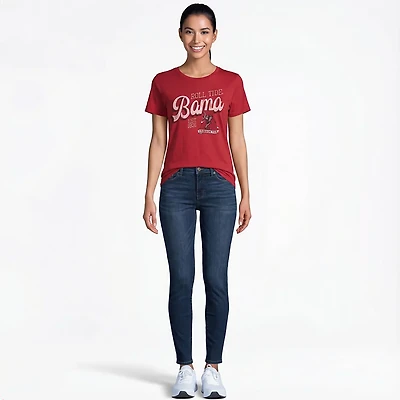 Retro Brand Women's University of Alabama Script Boxy Graphic T-shirt