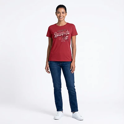 WILDCAT RETRO Women's Arkansas Script Boxy T-shirt
