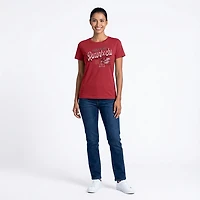 WILDCAT RETRO Women's Arkansas Script Boxy T-shirt