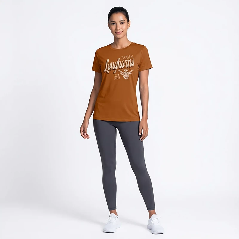 WILDCAT RETRO Women's Texas Script Boxy T-shirt