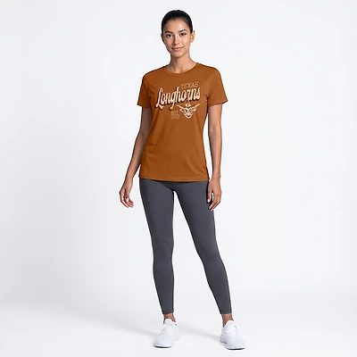 WILDCAT RETRO Women's Texas Script Boxy T-shirt