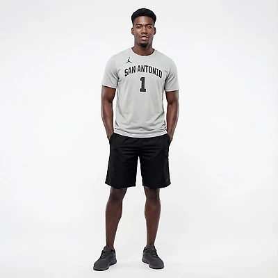 Nike Men's San Antonio Spurs Victor Wembanyama Statement Name & Number Short Sleeve T-shirt