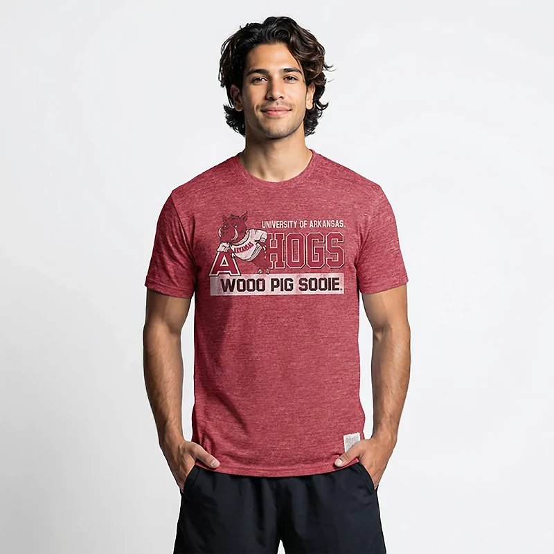 WILDCAT RETRO Men's Arkansas Block Mascot T-shirt