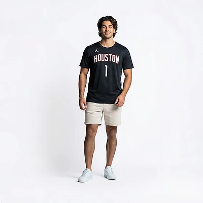 Nike Men's Houston Rockets Amen Thompson Statement Name & Number Short Sleeve T-shirt