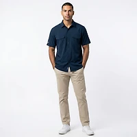 Antigua Men's Houston Texans Gameday Scatter Print Fishing Shirt