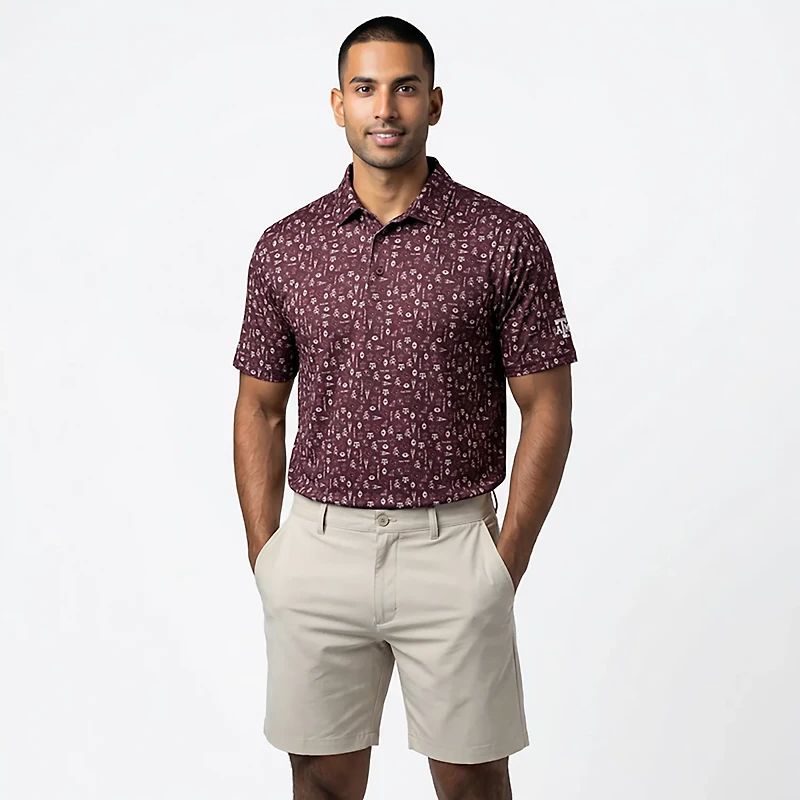 Antigua Men's Texas A&M Lateral Polo Shirt
