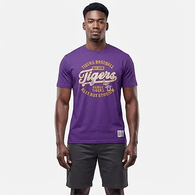 WILDCAT RETRO Men's LSU Baseball Tigers Script T-shirt
