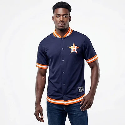 Pro Standard Men's Houston Astros Souvenir Short Sleeve Warm-Up Jacket
