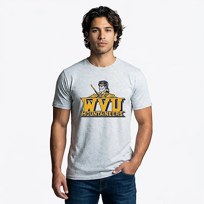 Homefield Men's West Virginia Mountaineers Vintage Block Short Sleeve T-shirt