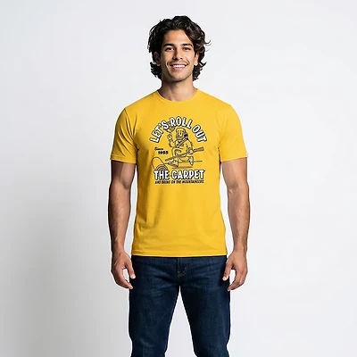 Homefield Men's West Virginia Mountaineers Roll Out The Carpet Short Sleeve T-shirt