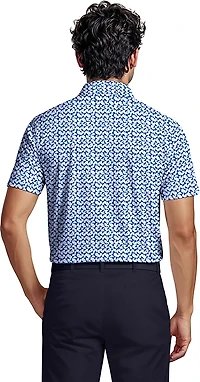 PGA Tour Men’s Abstract Geo Print Polo Shirt