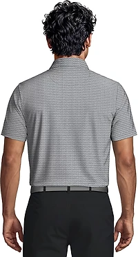 PGA TOUR Men's Micro Tee Printed Polo Shirt