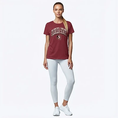 WILDCAT RETRO Women's Florida State Arch Shadow Boxy T-shirt