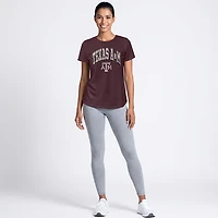 WILDCAT RETRO Women's Texas A&M Arch Shadow Boxy T-shirt
