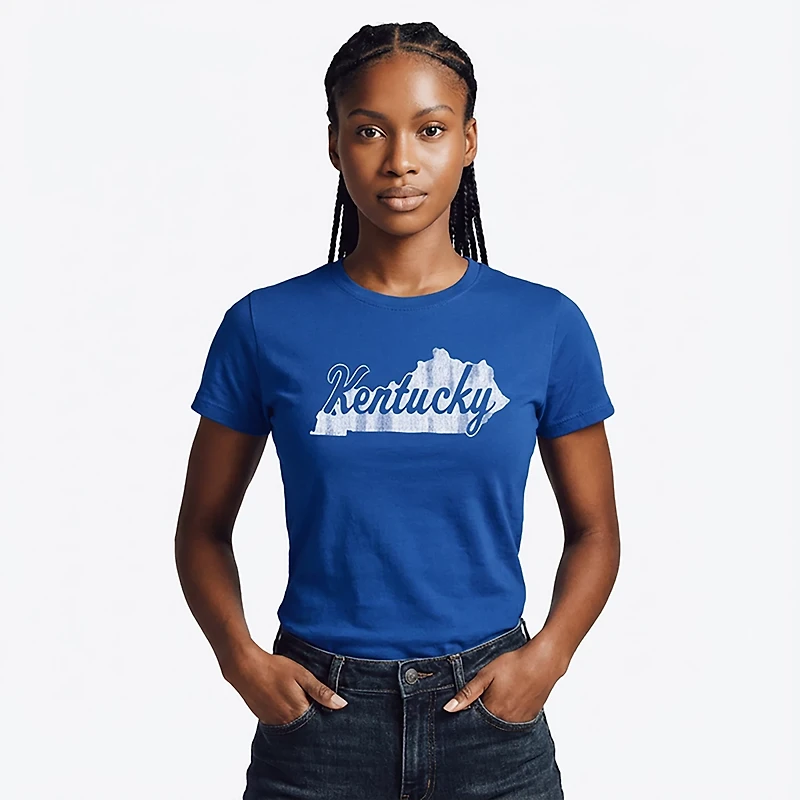 WILDCAT RETRO Women's Kentucky State Script Meet and Greet T-shirt