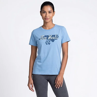 WILDCAT RETRO Women's UNC State Script Meet and Greet T-shirt