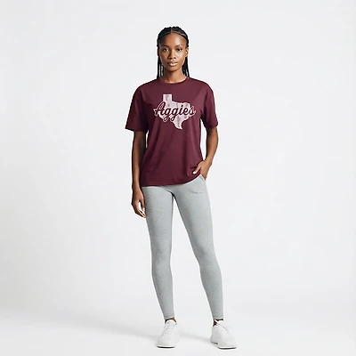 WILDCAT RETRO Women's Texas A&M State Script Meet and Greet T-shirt