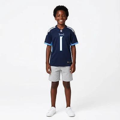 Nike Boys' Tennessee Titans Cam Ward #1 Game Name & Number Jersey