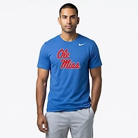 Nike Men's Ole Miss Stack Logo T-shirt
