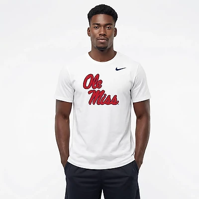 Nike Men's Ole Miss Stack Logo T-shirt