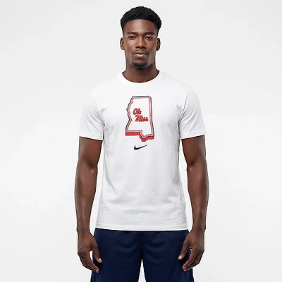 Nike Men's Ole Miss State Logo T-shirt