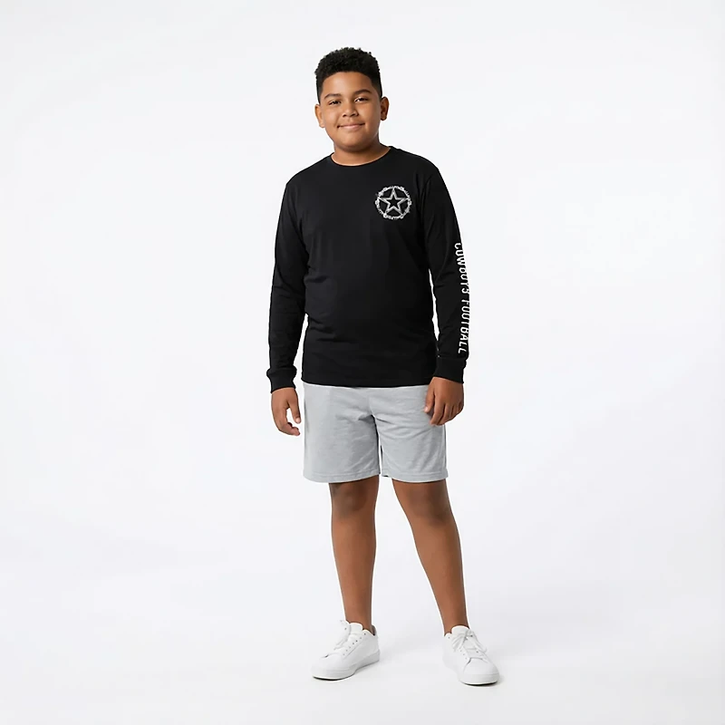 Outerstuff Dallas Cowboys Rumble Sleeve Long Graphic T-shirt