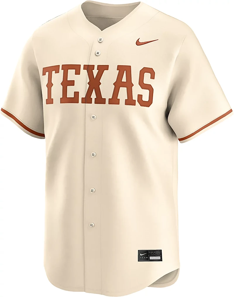 Nike Men's University of Texas Baseball Limited Wordmark Alternate Jersey