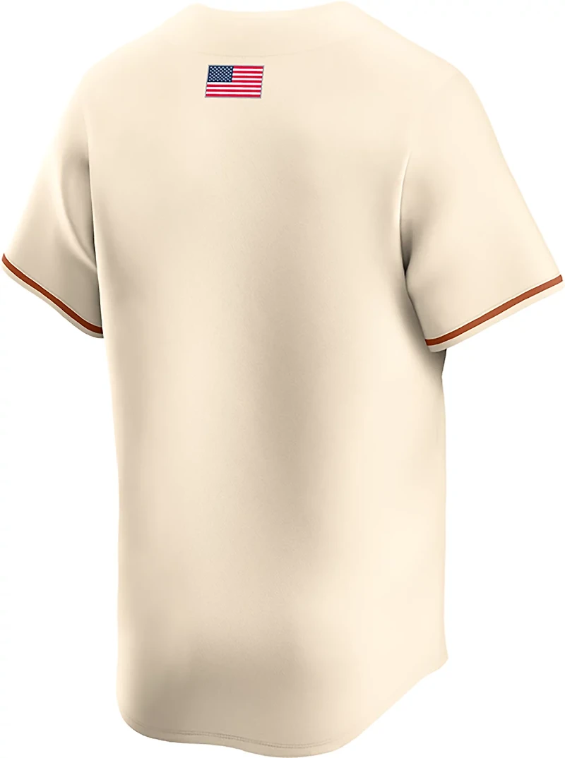 Nike Men's University of Texas Baseball Limited Wordmark Alternate Jersey