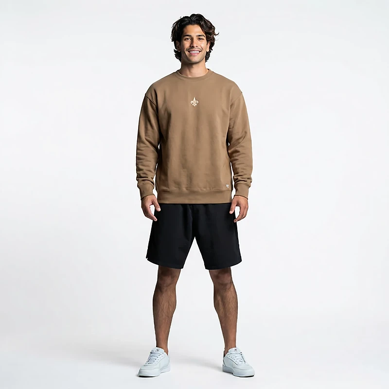 '47 Men's New Orleans Saints Offside Foundation Long Sleeve Crew