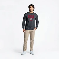 Champion Men's Georgia School Initials Over Mascot Triumph Long Sleeve T-shirt